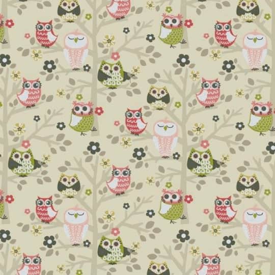 Waverly Sit&#x27;n Tree Fruit Punch Owls Home D&#xE9;cor Fabric